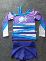 Team wear girls custom all star cheerleading uniforms kids cheer dance costumes