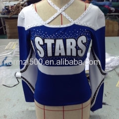 Team wear girls custom all star cheerleading uniforms kids cheer dance costumes