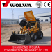 GN380 hydraulic wheeled style dumper mini skid steer loader with various parts