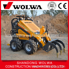 GN380 removal vehicles mini skid steer loader with powerful Italian hydraulic system