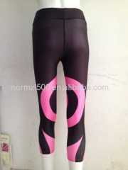 Fashion customized gym tights of high end arrow sporstwear