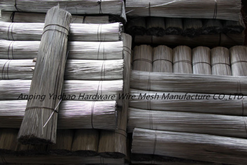 High quanlity Electro galvanized Straight cutting iron wire (anping factory)