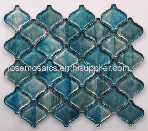 Rose Latest Iridescent Series Glass Mosaic