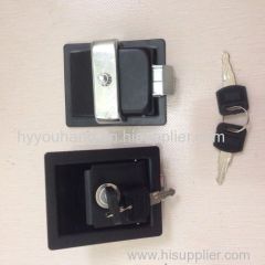 Black coated Metal cabinet door handle lock