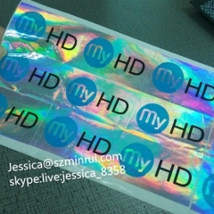 High Quality Silver Hologram Void Security Tape Custom Security Void Seal Sticker Anti-tamper Safety Label