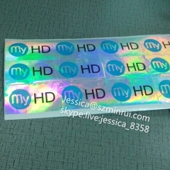 High Quality Silver Hologram Void Security Tape Custom Security Void Seal Sticker Anti-tamper Safety Label