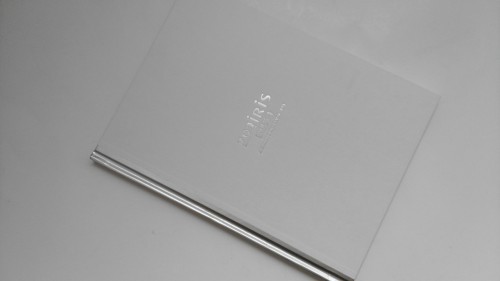 Custom silver-gilt spine hardcover book