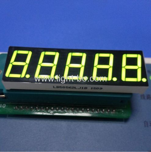 Super Verde "5 dígitos 7 segmento 0,56 led display cátodo comum para indicador de balança digital de pesagem