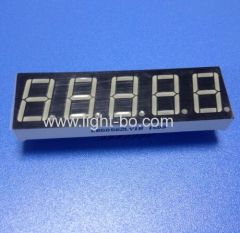 Ultra yellow 0.56 inch 5 digit 7 segment led display common cathode for weighing scale