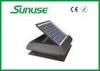 Adjustable Tilt solar power ventilation fan 20W for Commercial Flat Roofs