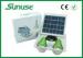 high brightness portable Solar Home Lighting System with SANYO lithium battery