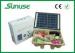 Energy saving LED Solar Home Lighting System with 3.7v 5200mah battery
