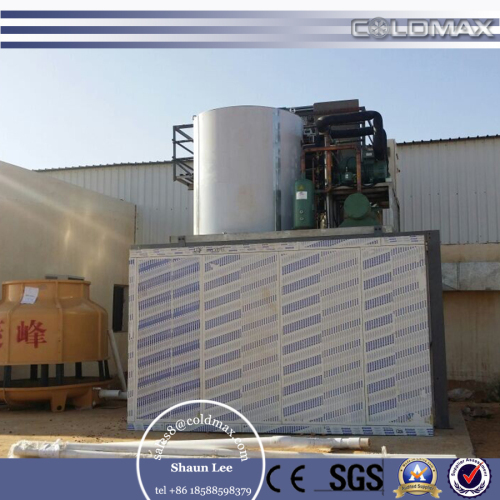 commercial industrial flake ice making machine for fish seafood