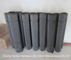 Anping China China manufacture and supply black wire mesh/ cloth