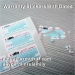 Destructible Warranty Adhesive Label with Dates Printed for Security Screw Stickers