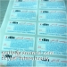 Destructible Warranty Adhesive Label with Dates Printed for Security Screw Stickers