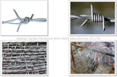 High quality barbed wire(galvanized / pvc coated ) (manufacturer)