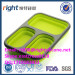 2015 FDA& LFGB four size Promotional Collapsible Silicone Lunch Box
