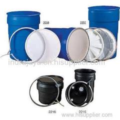 30 gal HDPE UN Rated Nestable Drums (Lever Lock Ring Lid)