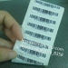 Minrui Permanent Adhesive Specialized Barcode Labels Anti-counterfeit Fragible Paper Barcode Label
