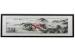 Traditional Ancient Calligraphy Chinese Ink Painting with wood Frame