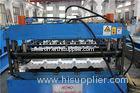 PLC Control Speed 5m/min Glazed Tile Roll Forming Machine 18 Stations