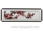 Family / Office Decoration framed Chinese Ink Painting of wintersweet calligraphy