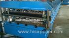 Blue 5 m/min Roof Panel Glazed Tile Roll Forming Machine With 18 Forming Stations
