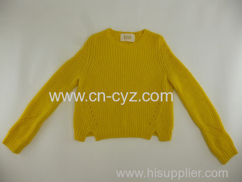 Women's Autumn Yellow Sweaters