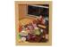Large still life matte polyester oil painting canvas for romantic bedroom