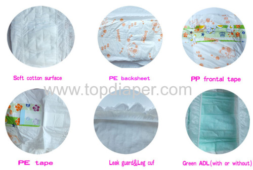 good quality european disposable baby diaper with competitive price