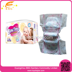 Eco-friendly Cloth-like breathable baby diaper
