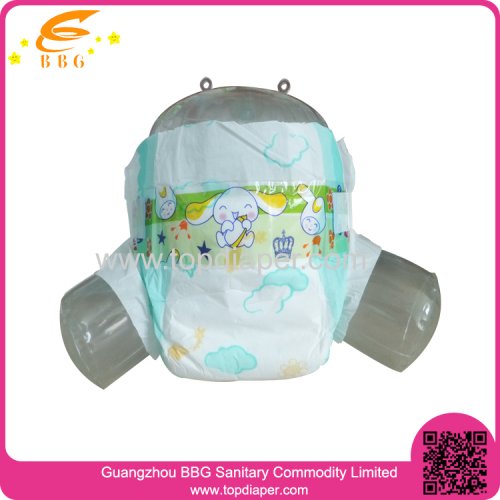 Export to africa high absorption and ultra thin baby diaper with green adl