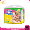 Middle size colored disposable baby diaper from china