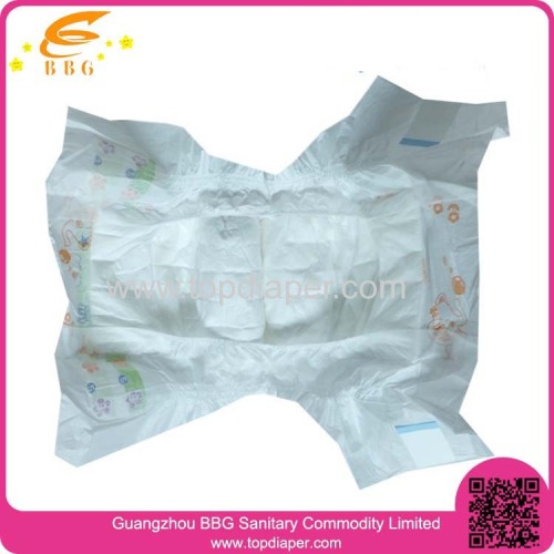 High Qualtiy Plastic Backed Disposable baby diaper