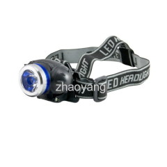 1watt dry battery 60 lumen head light with aluminum head