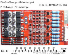 pcb/pcm/bms for li-ion/lifepo4 battery pack