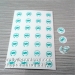 6mm Round Destructible Breakable Warranty VOID Stickers