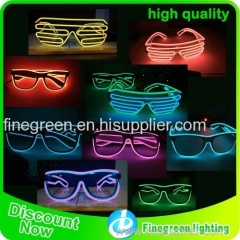 hot selling el wire sunglasses