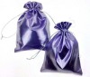 satin drawstring bag/ pouch