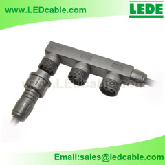 Waterproof F Connection distributor Cable