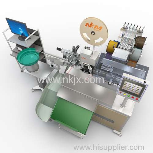 NKM-07 Full Automatic Tinning Terminal Inserting Shell Machine