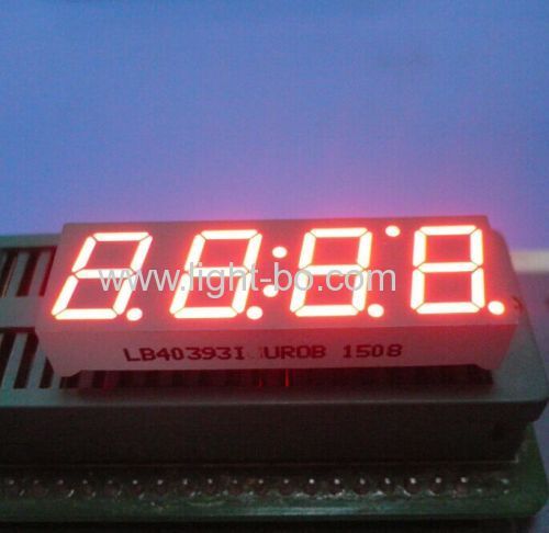 Ultra bright blue 0.39(10mm) anode 4-digit 7 segment led display for home appliances control