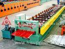 Color Plate / Galvanized Sheet Roof Panel Roll Forming Machine 0.4mm - 0.8mm