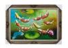 Handmade Modern Adorable fish Abstract Decor Lovely Animal Oil Paintings On Canvas