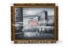 Handmade Oil Painting reproduction painting tower cityscape pictures for home decoration