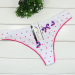 dotted laced cotton thong with bow Underpants g-string sexy lady panties women underwear t-back hot lingerie intimate