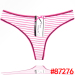 New arrival stripe cotton thong Underpants spandex g-string sexy lady panties women underwear t-back hot lingerie intima