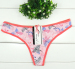 Butterfly printing cotton thong Underpants spandex g-string sexy lady panties soft women underwear t-back hot lingerie i