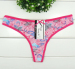 Butterfly printing cotton thong Underpants spandex g-string sexy lady panties soft women underwear t-back hot lingerie i